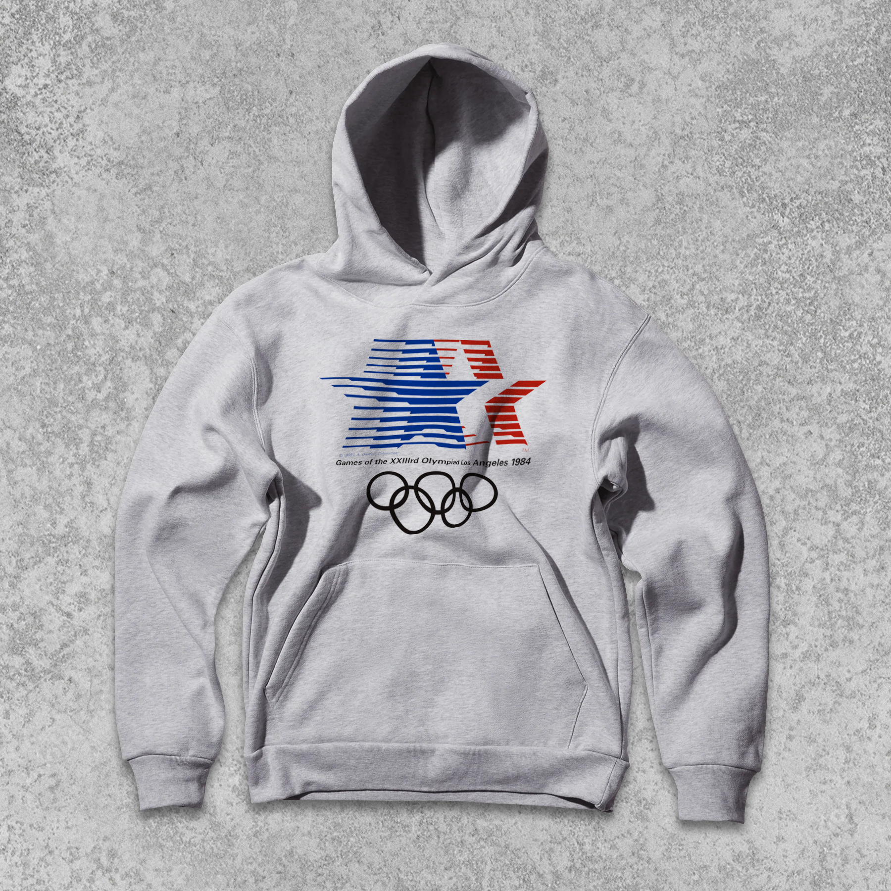 1984 'La Olympics' Grey Hoodie – AOCTW