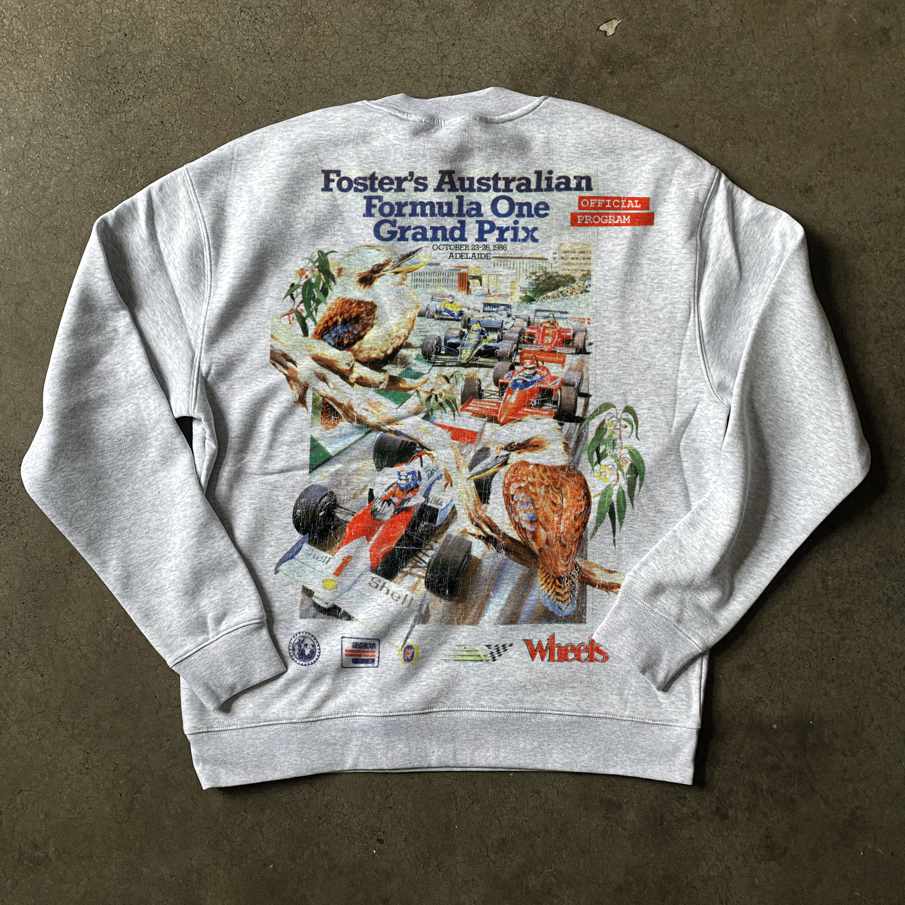 Retro 1986 Fosters F1 Crewneck Sweater – AOCTW
