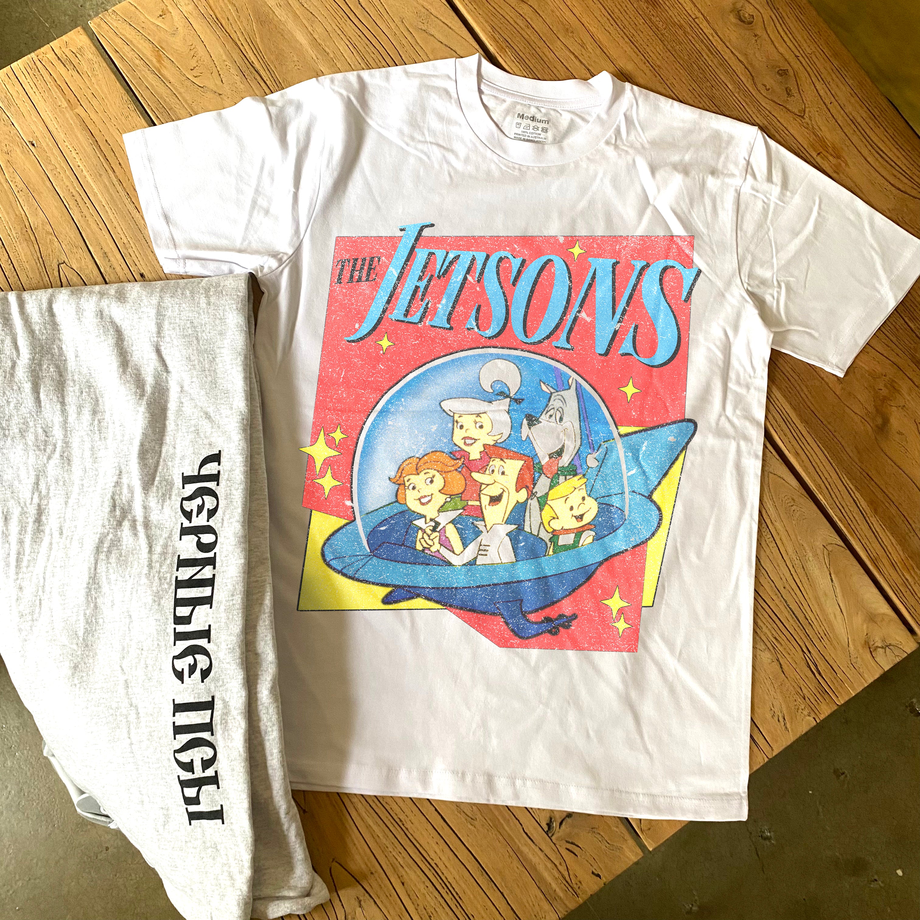 The Jetsons Vintage Heavyweight White T-Shirt – AOCTW