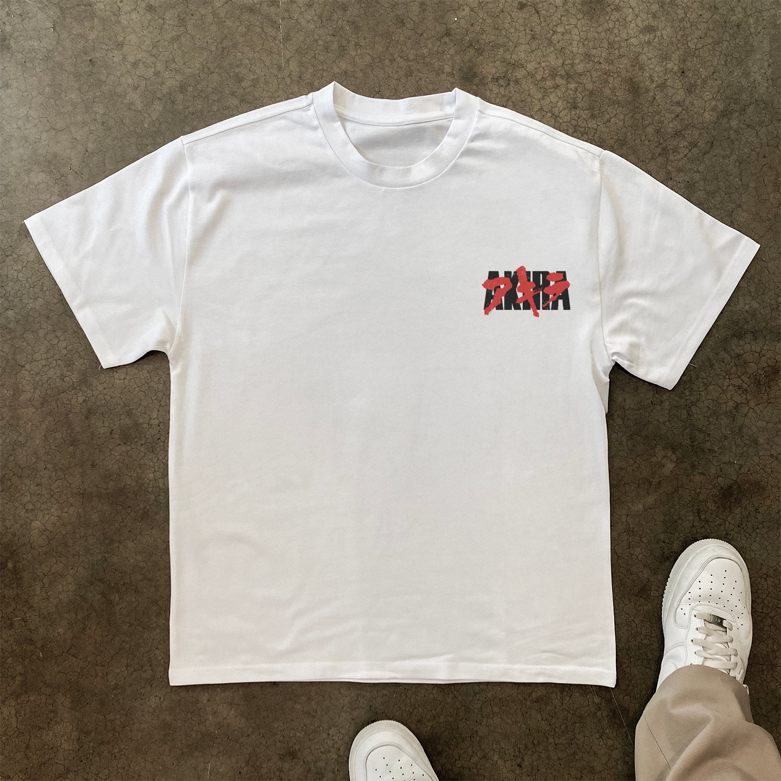 Neo Tokyo Heavyweight White Tshirt – AOCTW