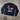 90s 'FLY ATLANTIC' NAVY CREWNECK SWEATER