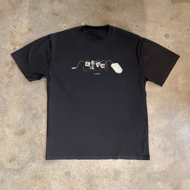 90s 'HP BRIO' RETRO COMPUTER HEAVY FADED TEE
