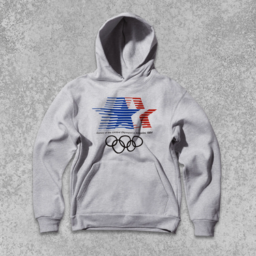 1984 'LA OLYMPICS' GREY HOODIE