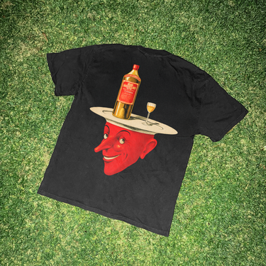 Combier 'Elixar' Vintage Heavyweight Black Tee