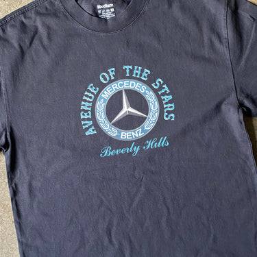 MERCEDES BENZ - AVENUE OF THE STARS HEAVYWEIGHT BLACK T-SHIRT
