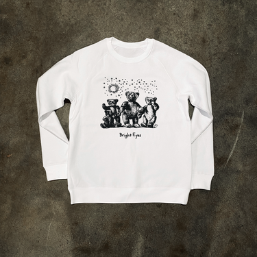 BRIGHT EYES 'BEARS' WHITE CREWNECK
