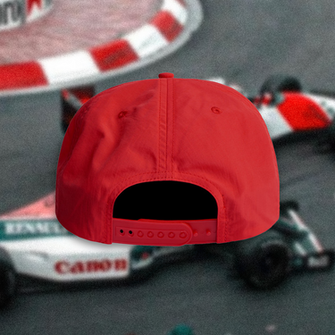 1989 'MARLBORO RACING' RED NYLON HAT