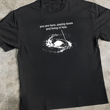 GALAXY HEAVYWEIGHT BLACK T-SHIRT