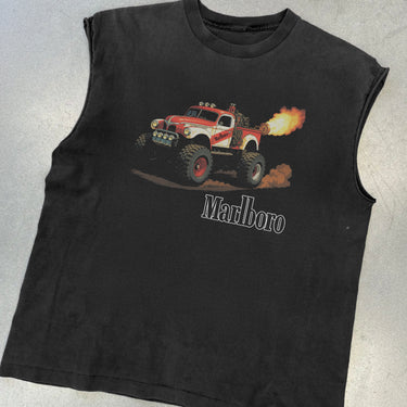 MONSTER TRUCK HEAVYWEIGHT BLACK CUT- OFF T-SHIRT