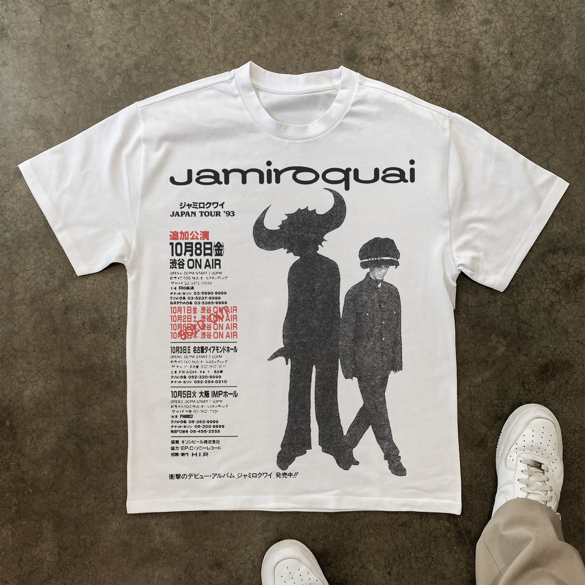 入手困難　ジャミロクワイ　Jamiroquai USツアー Tシャツ　90s Yahoo!オークション - 90s 美品 Jamiroquai ジャミロクワイ Tシャツ M