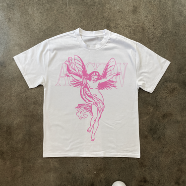 ANGEL 'FLOAT' HEAVYWEIGHT WHITE T-SHIRT