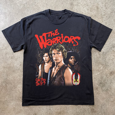 THE WARRIORS HEAVYWEIGHT BLACK T-SHIRT