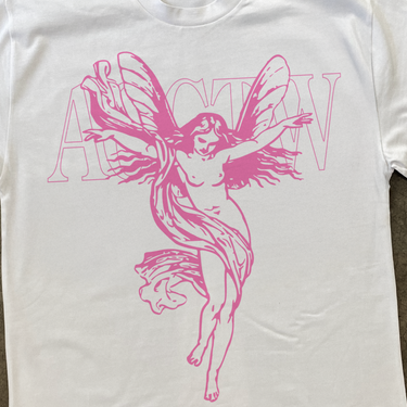 ANGEL 'FLOAT' HEAVYWEIGHT WHITE T-SHIRT