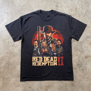 `RED DEAD REDEMPTION’ HEAVYWEIGHT BLACK T-SHIRT