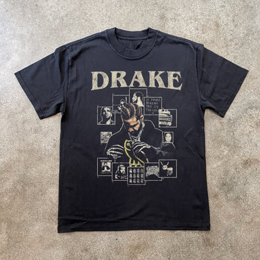 DRAKE ICONIC ALBUM HEAVYWEIGHT BLACK T-SHIRT