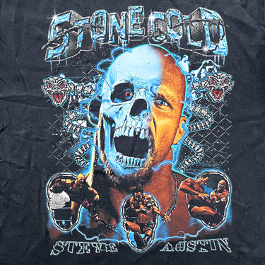 `STONE COLD’ HEAVYWEIGHT BLACK T-SHIRT