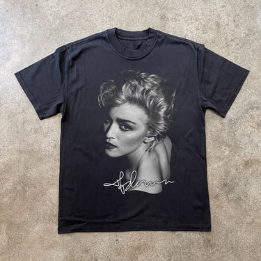 MADONA VINTAGE HEAVYWEIGHT BLACK T-SHIRT