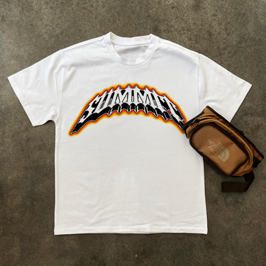 'SUMMIT' HEAVYWEIGHT HOUSE WHITE TEE