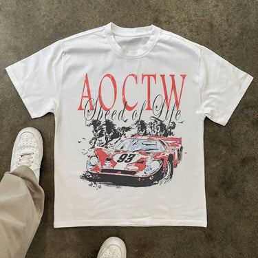 AOCTW SPEED OF LIFE HEAVYWEIGHT WHITE T-SHIRT