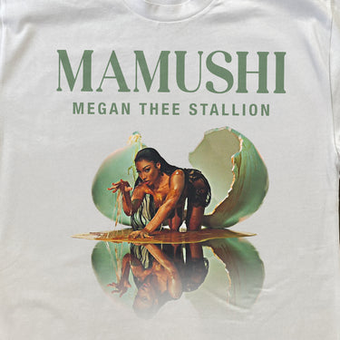 MEGAN THEE STALLION MAMUSHI HEAVYWEIGHT WHITE T-SHIRT
