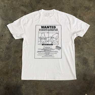 SIMPSONS 1995 'WHO SHOT MR. BURNS' GRANDPA VINTAGE WASH WHITE TEE