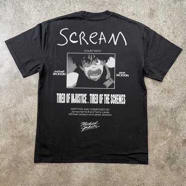 SCREAM HEAVYWEIGHT BLACK TSHIRT