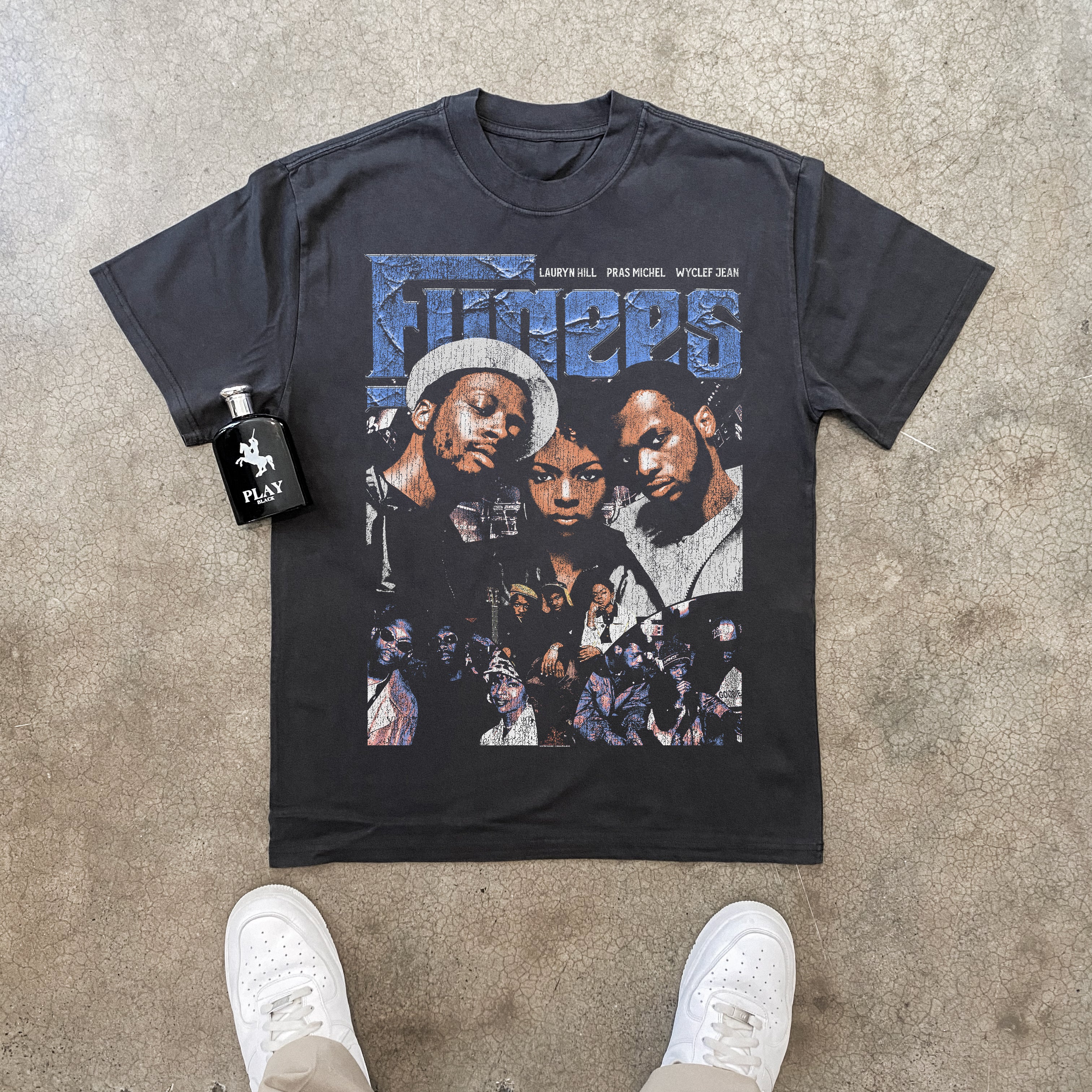 The Fugees Heavyweight Black T-Shirt – AOCTW