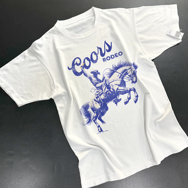 C00RS R0DE0 HEAVYWEIGHT WHITE T-SHIRT