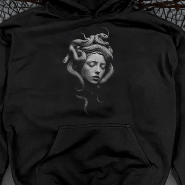 MEDUSA BLACK HOODIE