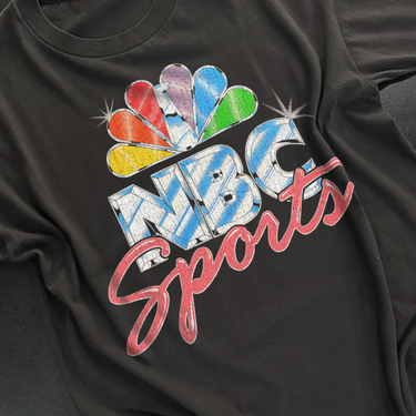 NBC SP0RTS PROMO WASHED BLACK T-SHIRT