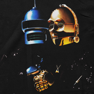 DAFT PUNK ‘ROBOT ROCK’ HEAVYWEIGHT BLACK T-SHIRT