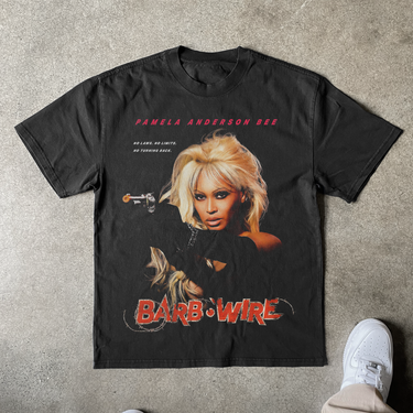 BEY 'BARB-WIRE' HEAVYWEIGHT BLACK T-SHIRT