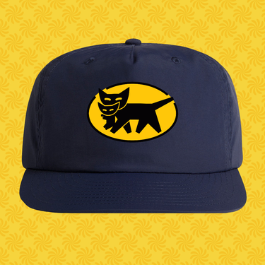 BLACK CAT NAVY SURF CAP