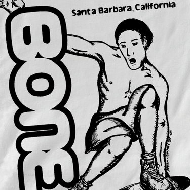 RARE 90s 'BONES BRIGADE' SANTA BARBARA WHITE SKATE T-SHIRT