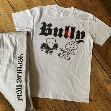 YE 'BULLY' HEAVYWEIGHT WHITE T-SHIRT