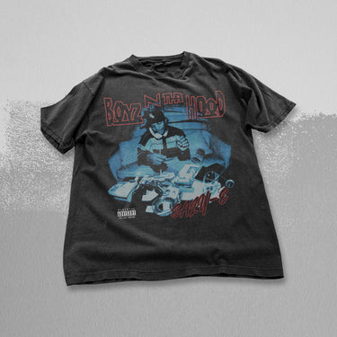 BOYS IN THA HOOD HEAVYWEIGHT BLACK T-SHIRT