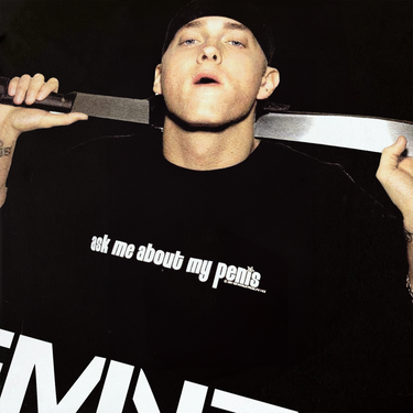 98 SLIM 'CHETE 'ASK ME ABOUT' HEAVYWEIGHT BLACK T-SHIRT