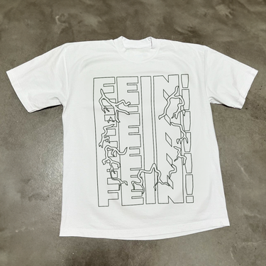 UTOPIA 'FEIN!' HEAVYWEIGHT WHITE T-SHIRT