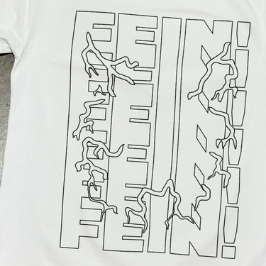 UTOPIA 'FEIN!' HEAVYWEIGHT WHITE T-SHIRT