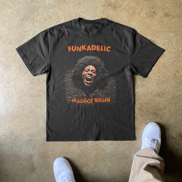 FUNKADELIC BLACK HEAVY WEIGHT TEE