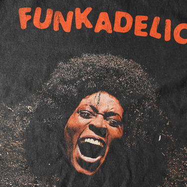 FUNKADELIC BLACK HEAVY WEIGHT TEE