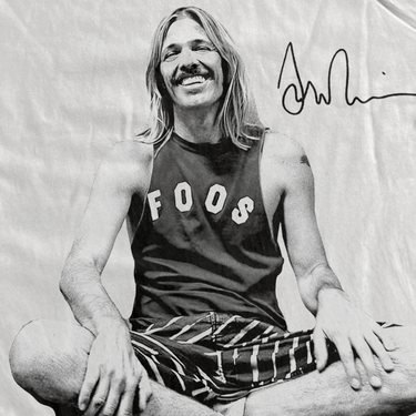 TAYLOR HAWKINS 'FOOS' HEAVYWEIGHT WHITE T-SHIRT