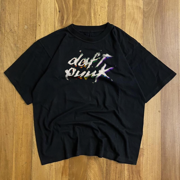 Vintage Daft Punk 2001 'Discovery' Merch Black T-Shirt – AOCTW