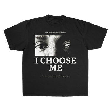 KENDR1CK I CH00SE ME HEAVY WEIGHT BLACK T-SHIRT