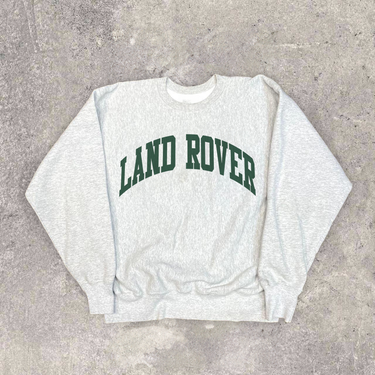 VINTAGE LAND ROVER GEAR GREY SWEATSHIRT