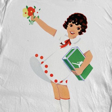 JORDAN 'FLOWER GIRL' HEAVYWEIGHT WHITE T-SHIRT