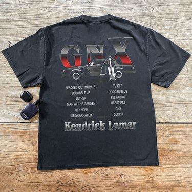 GOAT RAPPER 'GNX' HEAVYWEIGHT BLACK T-SHIRT