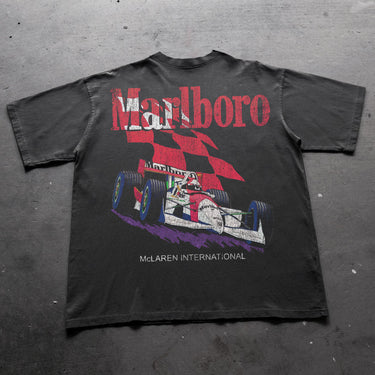 MARLBORO RACING WASHED BLACK HEAVYWEIGHT TEE