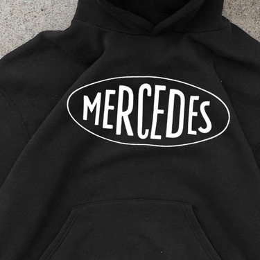 RETRO 'AMG' MERC BLACK FLEECE HOODIE