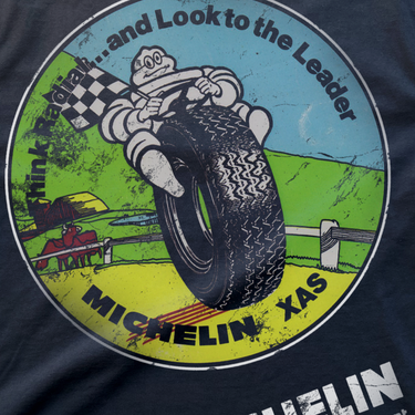 MICHELIN TYRE HEAVYWEIGHT BLACK T-SHIRT